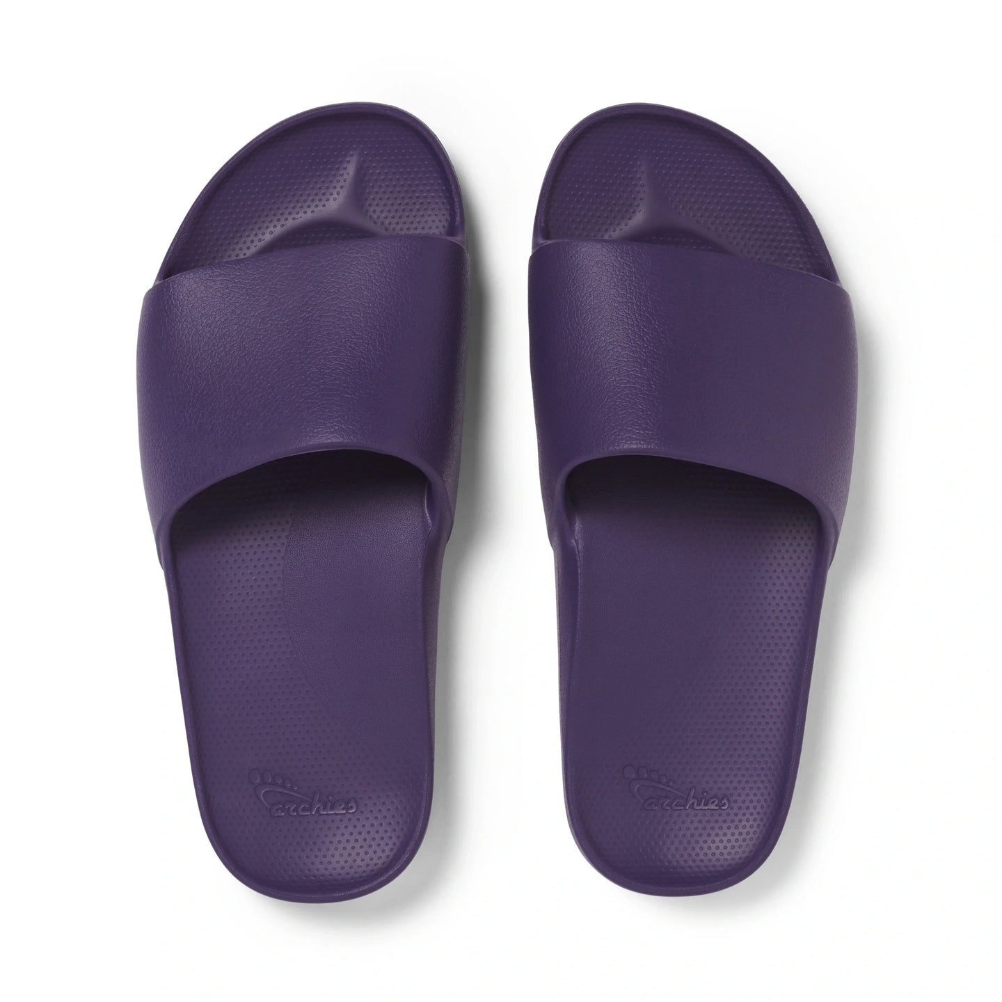Acai Purple Slides with Classic Arch Support