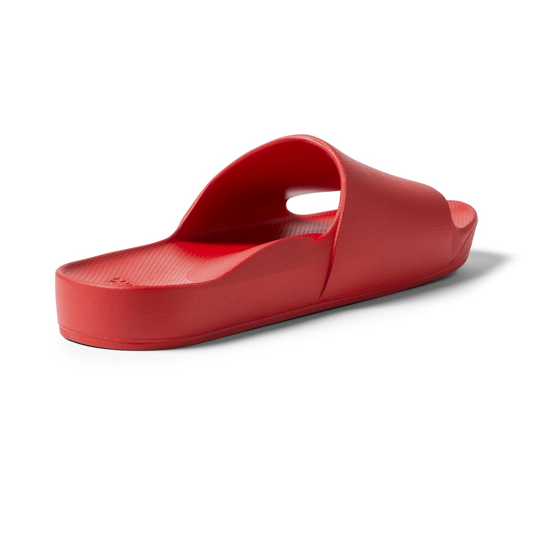Classic Arch Support Slides in Chili Red