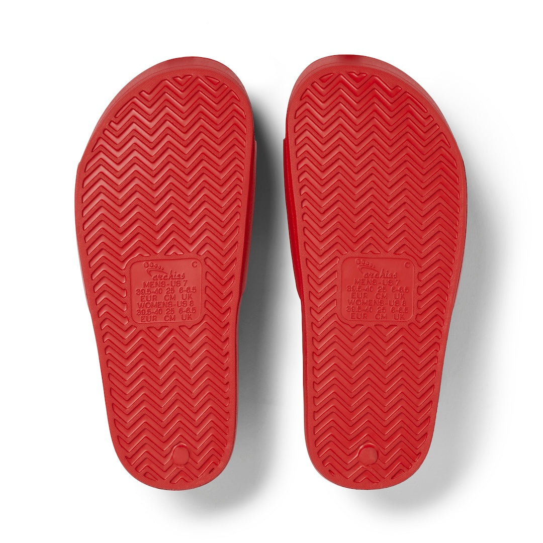 Arch Support Slides - Classic - Chili Red