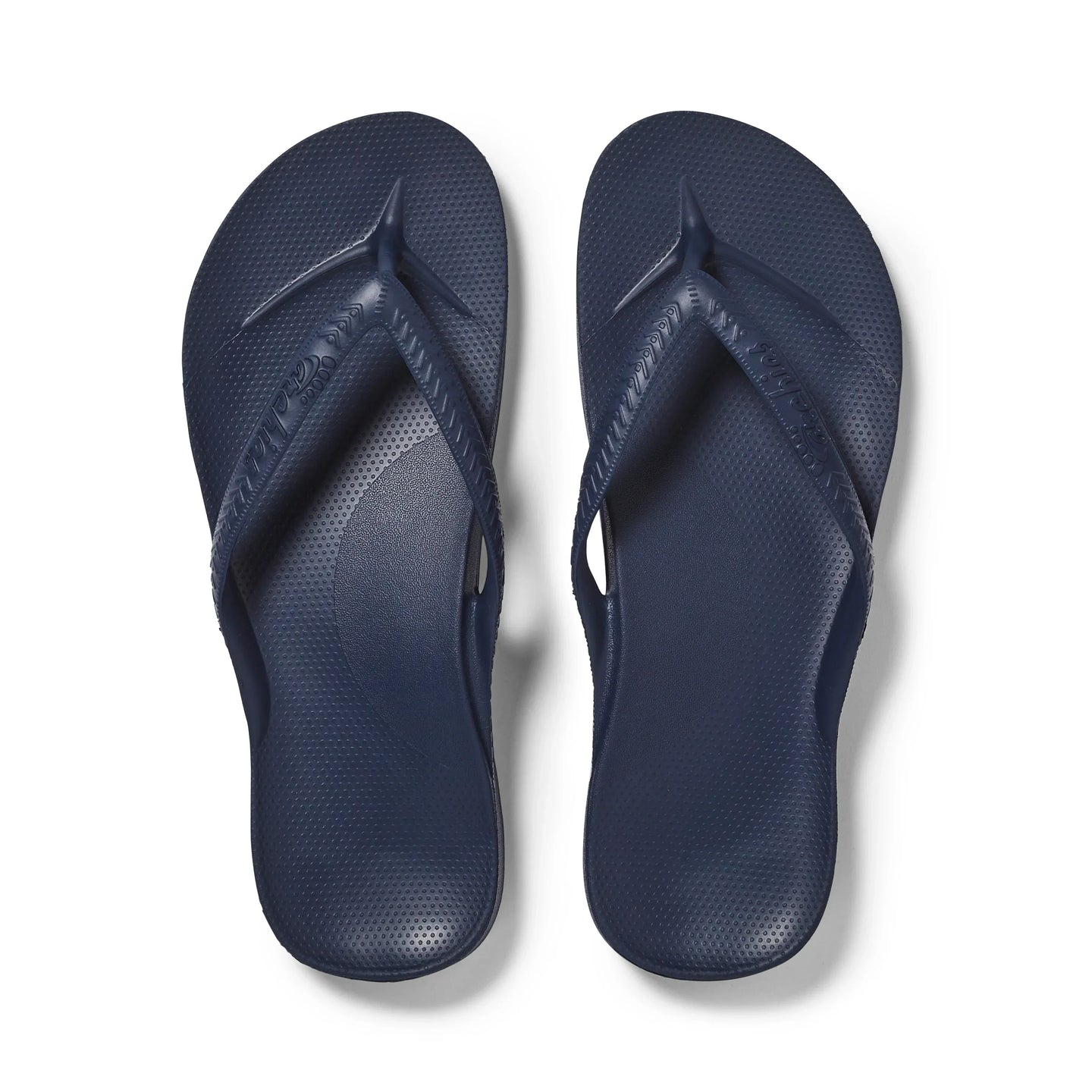 Navy Flip-Flops with Classic Arch Support