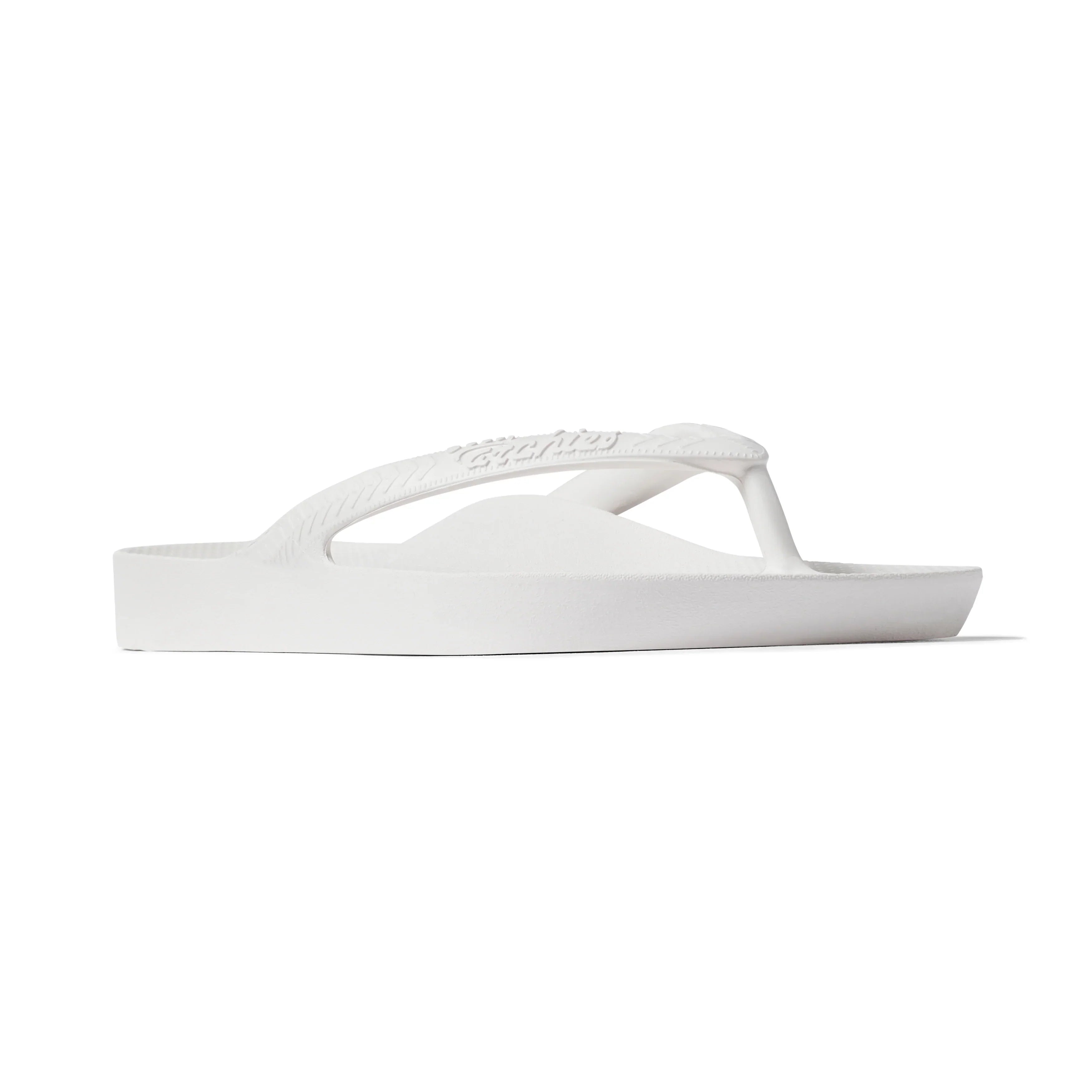 Arch Support Flip Flops - Classic - White