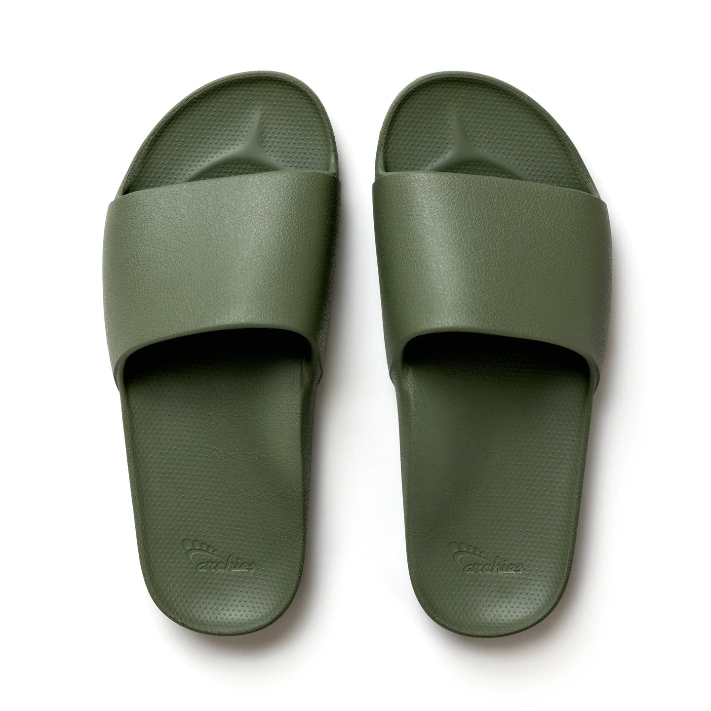 Olive Slides with Classic Arch Support
