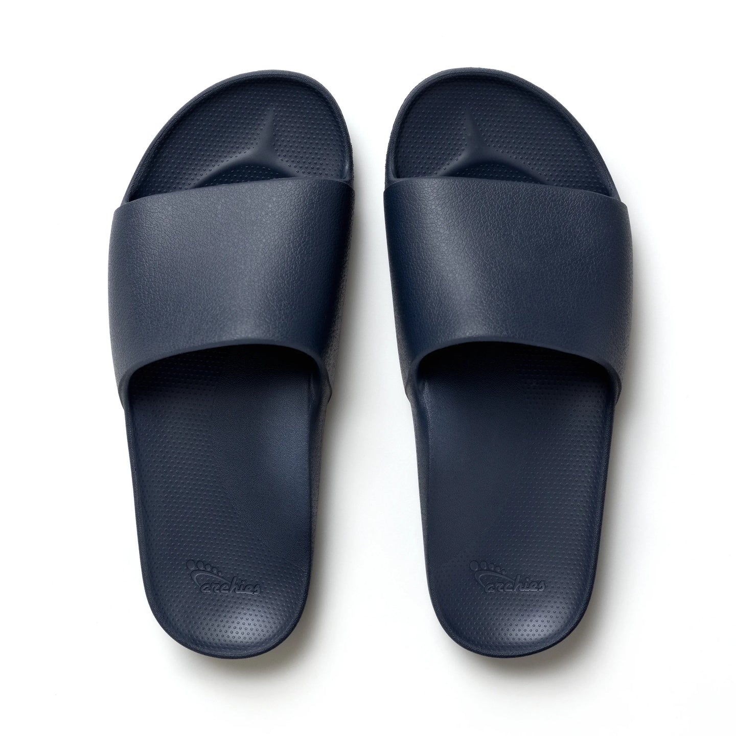 Navy Slides with Classic Arch Support